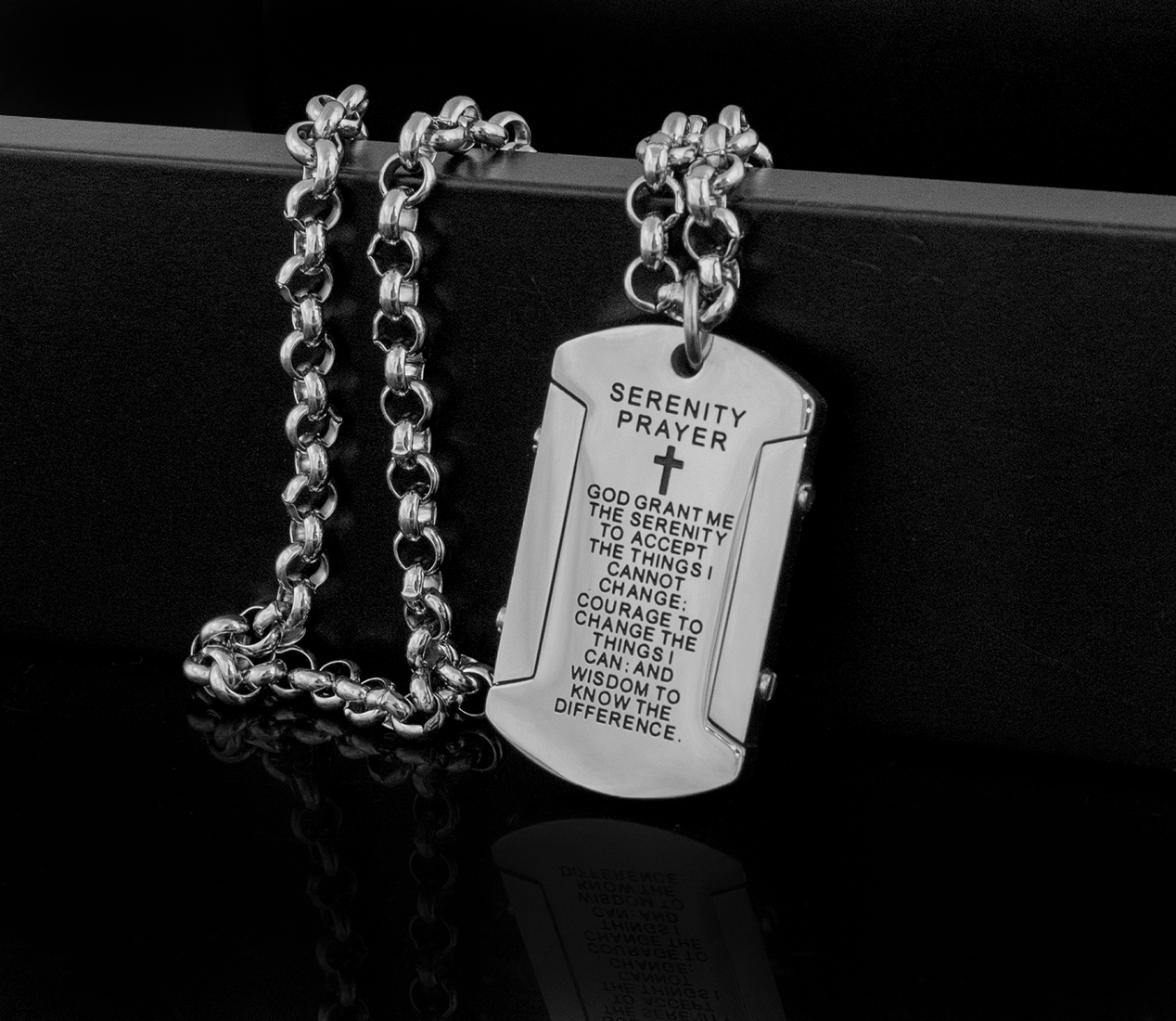 <p>Serenity Prayer&nbsp;</p>