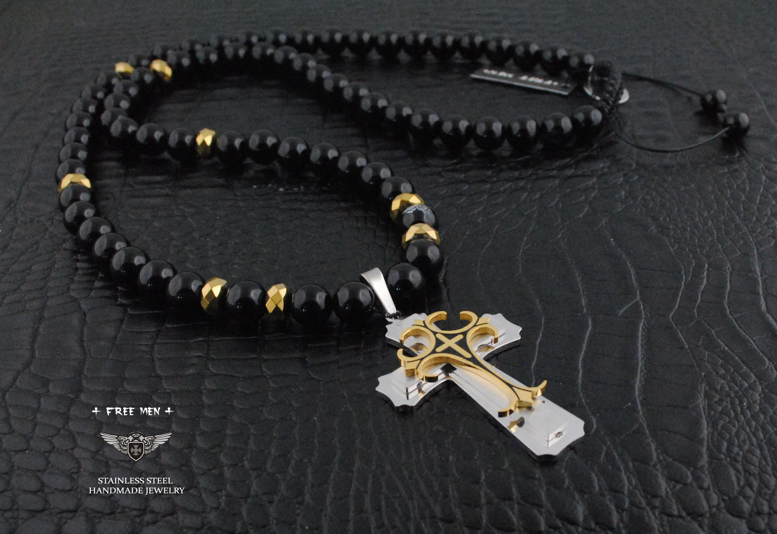 <p><span style="font-family:verdana,geneva,sans-serif"><span style="color:#000000"><span style="font-size:14px">&nbsp;Triple Gold Cross</span></span></span></p>